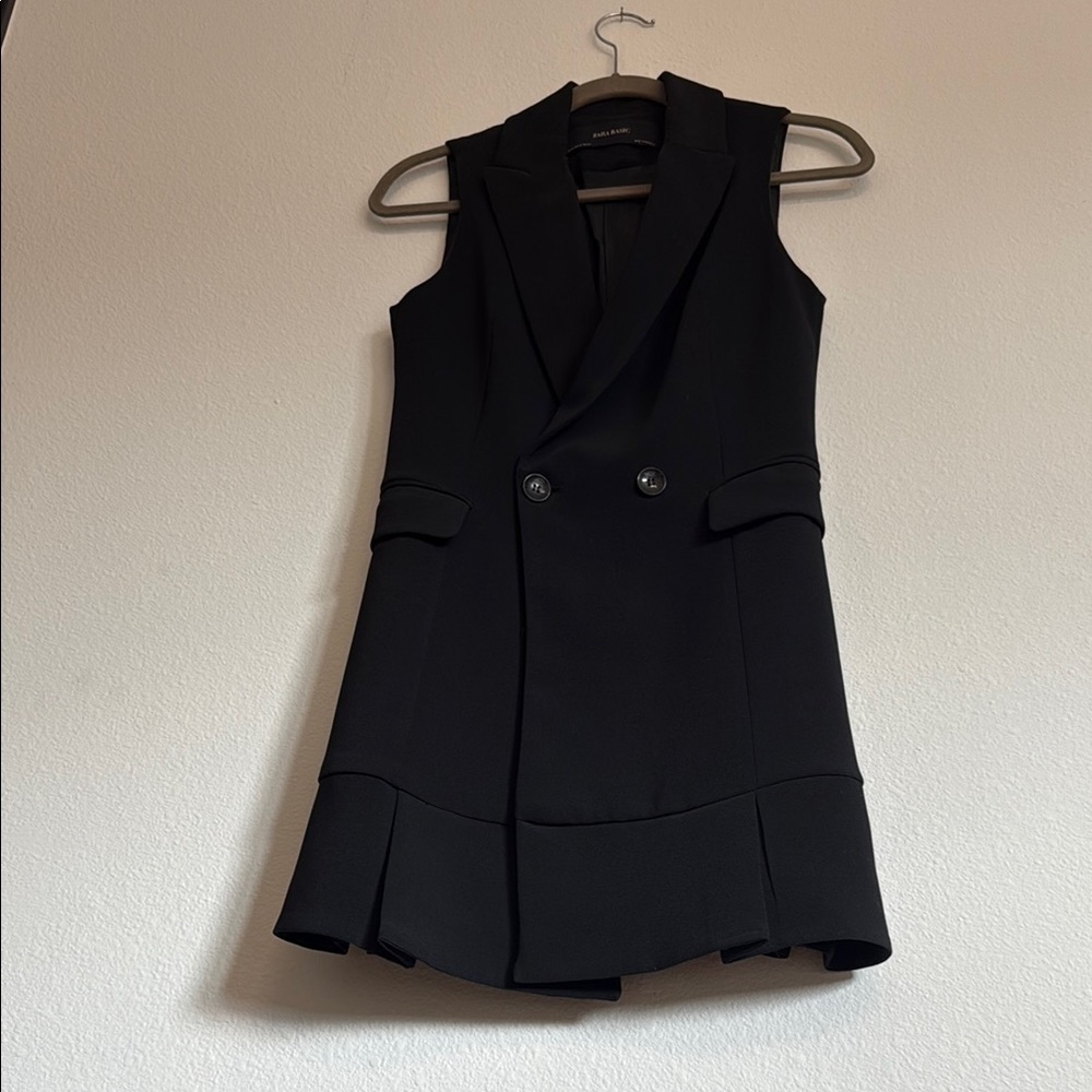 Zara Black Mini Dress - Picture 3 of 10